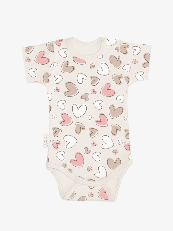 Dětské body pro dívky DARLING s krátkym rukávom