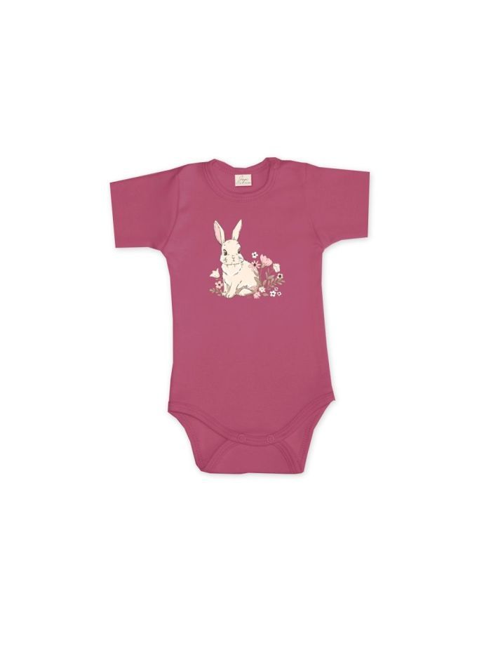 Dětské body SWEET BUNNY s kratkym rukávem