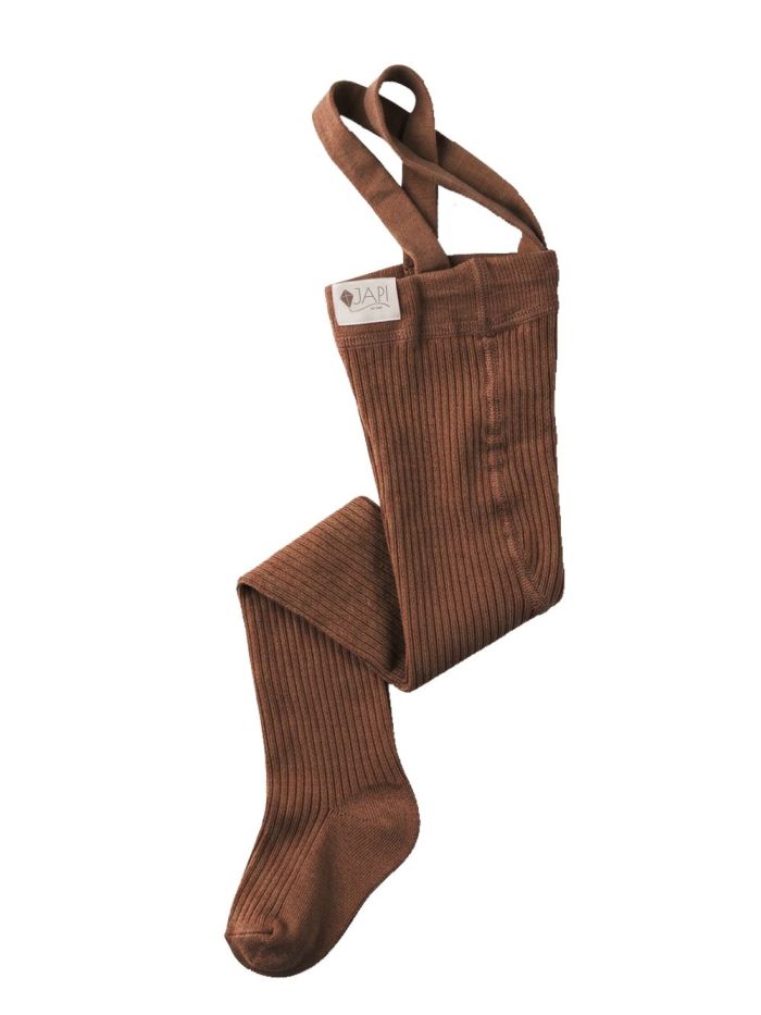 Dětské punčocháče s kšandami RIB SLIM