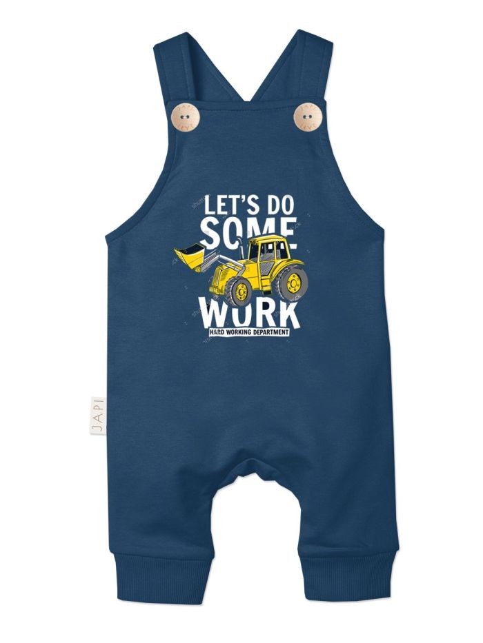 Dětské tepláky na šle WORK