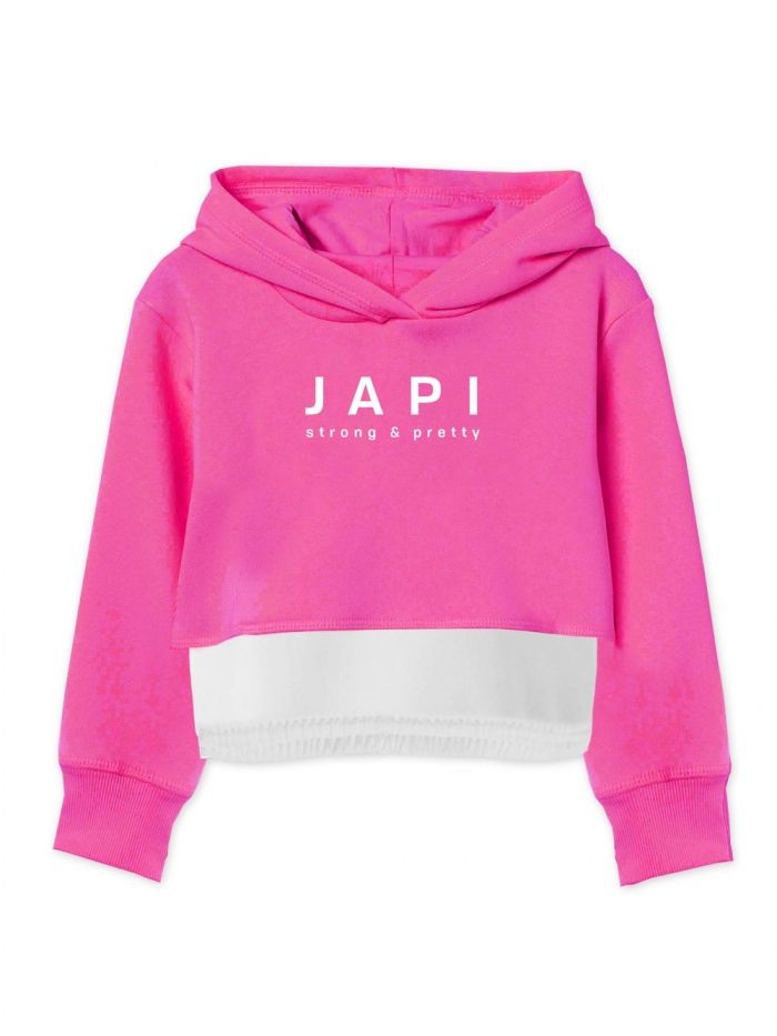 Dievčenská mikina s kapucňou