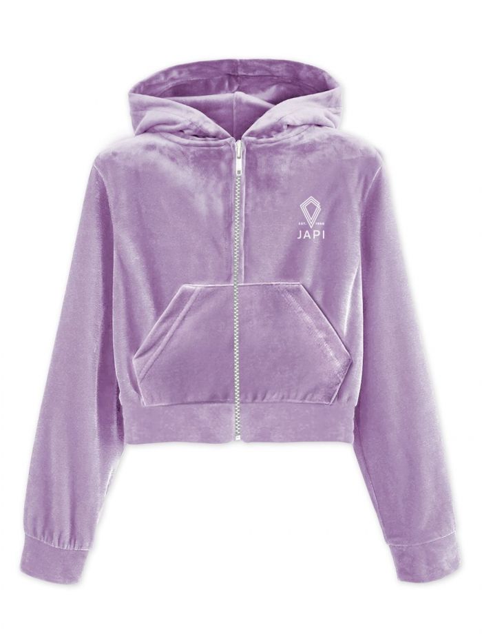 Dívčí mikina s kapucí VELVET SPORT