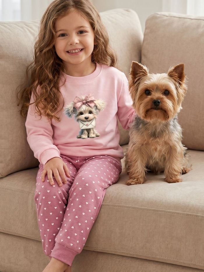 Dívčí pyžamo LITTLE PUPPY