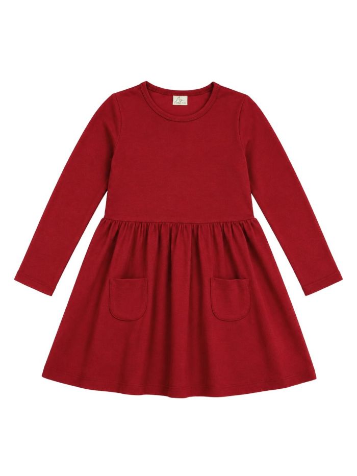 Dívčí šaty 1F GIRLS COLORS s dlouhým rukávem