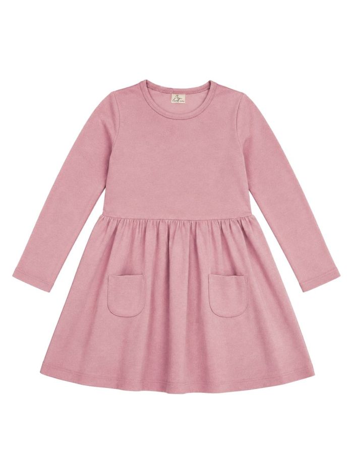 Dívčí šaty 1F GIRLS COLORS s dlouhým rukávem