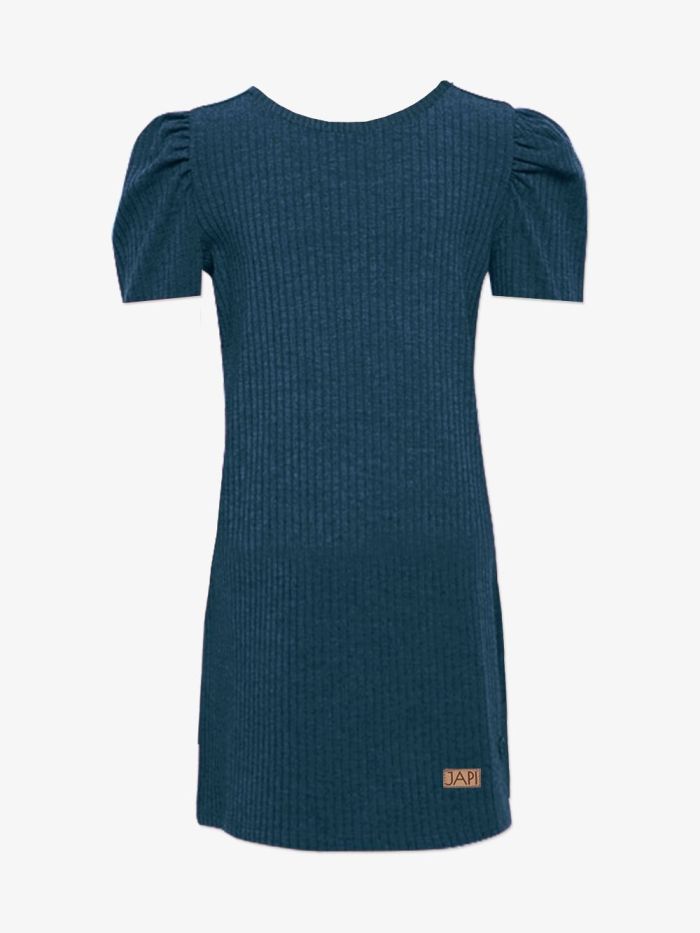 Dívčí šaty slim HARMONY s krátkym rukávem