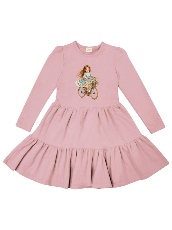 Dívčí šaty VINTAGE RIDE s dlouhým rukávem