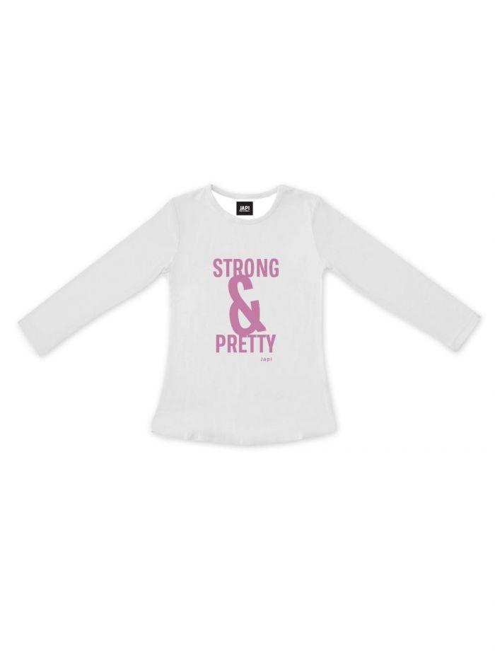 Dívčí tričko 1F STRONG s dlouhým rukávem