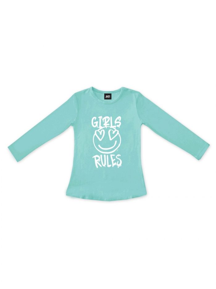 Dievčenské tričko s dlhým rukávom GIRLS