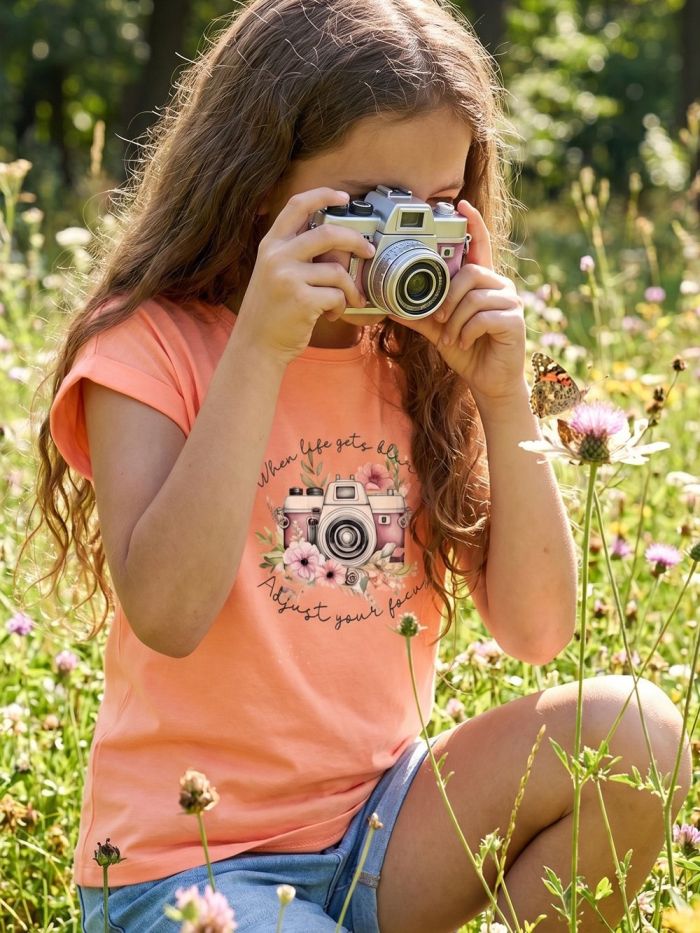 Dívčí tričko MEMORIES s krátkym rukávem