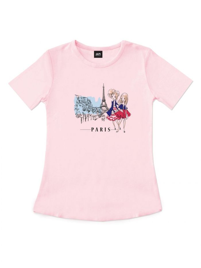 Dívčí tričko PARIS s krátkym rukávem