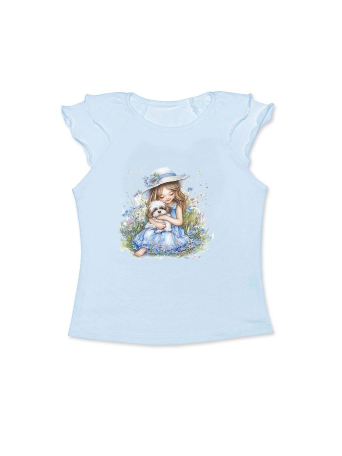 Dívčí tričko SUMMER MOMENTS s krátkym rukávem