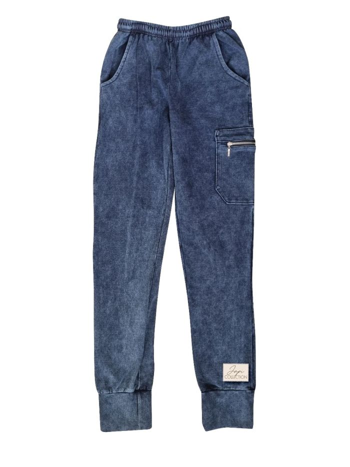 Tepláky hrubé JEANS PATENT