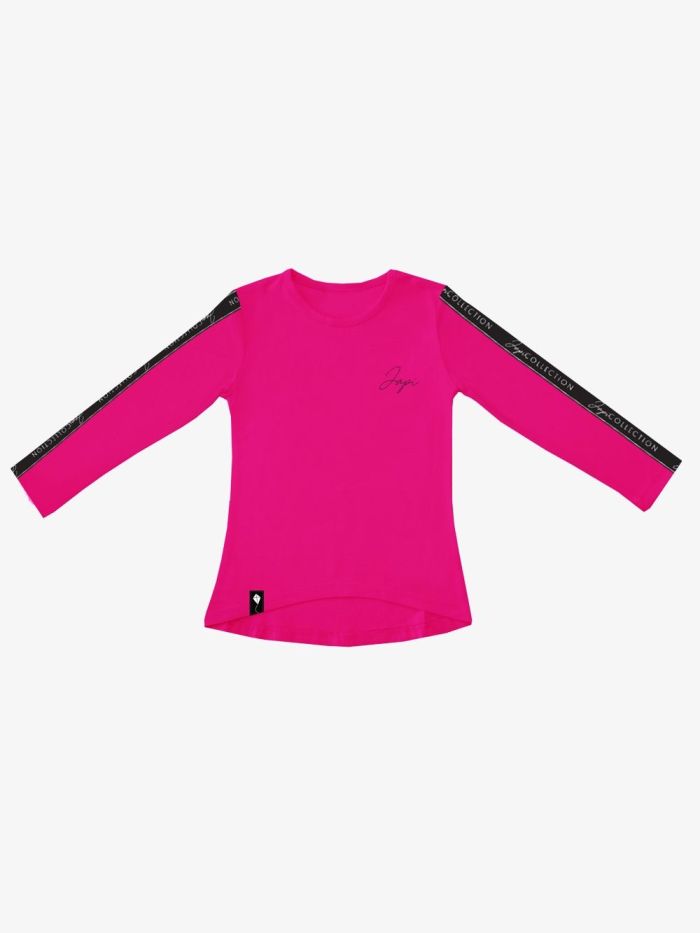 Ružové dievčenské tričko