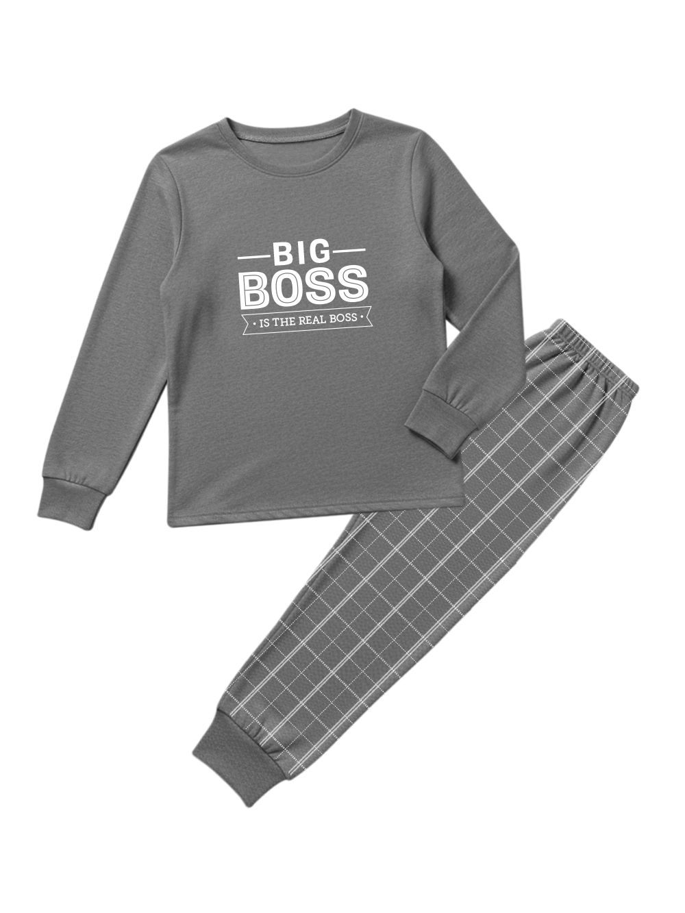 Pánské pyžamo BOSS s dlouhým rukávem