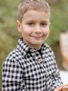 Chlapecká košile flanelová COMFORT s dlouhým rukávem