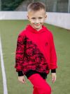 Chlapecká mikina s kapucí FOOTBALL
