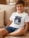 Chlapecké pyžamo NAUTICAL DREAM s krátkým rukávem