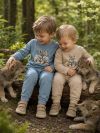 Chlapecké tričko CUTE WOLF s dlouhým rukávem