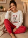 Dámske pyžamo BUNNY LOVE s dlouhým rukávem