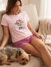 Dámske pyžamo LITTLE PUPPY s krátkým rukávem