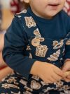 Dětské body 1F GINGERBREAD s dlouhým rukávem