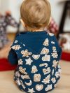 Dětské body 1F GINGERBREAD s dlouhým rukávem