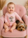 Dětské body LITTLE PUPPY s dlouhým rukávem