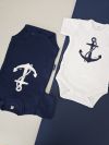 Dětské body NAUTICAL s krátkym rukávem