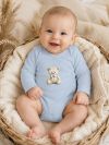 Dětské body překládací LITTLE BEAR s dlouhým rukávem