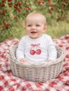Dětské body SWEET CHERRY s dlouhým rukávem
