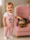 Dětské tepláky na šle LITTLE PUPPY