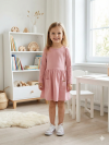 Dívčí šaty 1F GIRLS COLORS s dlouhým rukávem