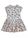 Dívčí šaty bavlněné BUTTERRFLY s krátkym rukávem