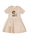 Dívčí šaty LITTLE HUG s krátkym rukávem