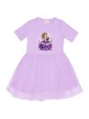 Dívčí šaty tyl AMETHYST GIRL s krátkým rukávem