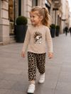 Dívčí tepláky LEOPARD