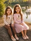 Dívčí tričko  SWAN and PRINCESS s dlouhým rukávem