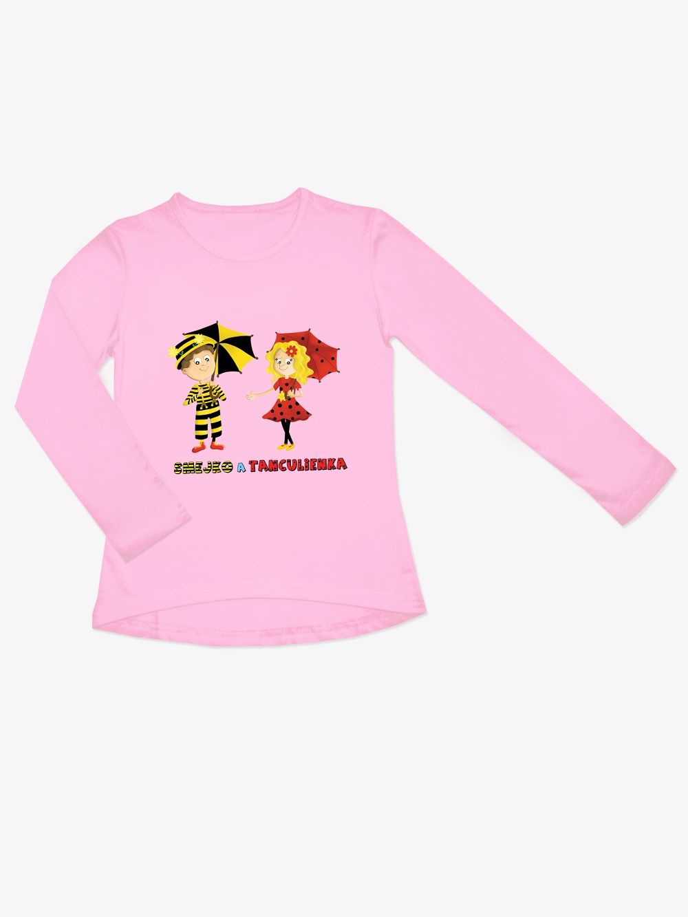 Smejko a Tanculienka tričko pre dievčatá